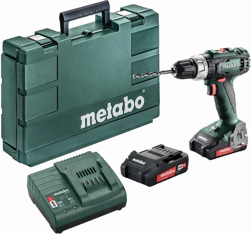 BS 18 L + 2x 2,0 AH Accu accu boormachine by Metabo – product image