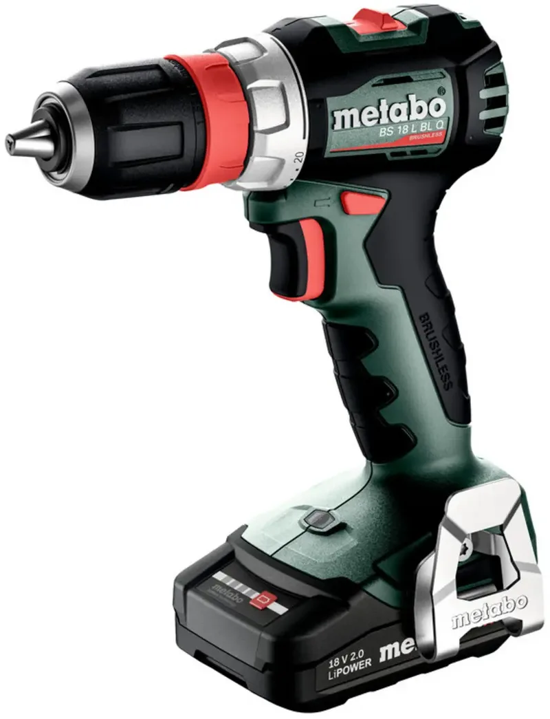 BS 18 L BL Q 613156500 Akku-Bohrschrauber 18 V 2 Ah Li-Ion inkl. 2. Akku, bürstenlos, inkl. Koffer, inkl. Ladegerät de Metabo – image du produit