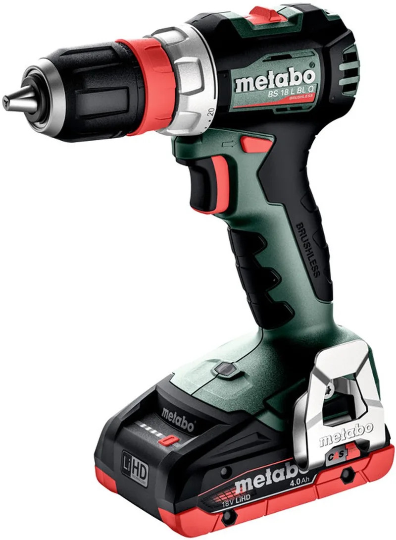 BS 18 L BL Q 613156800 Accu-schroefboormachine 18 V 4 Ah Li-ion Incl. 2 accu's, Brushless, Incl. koffer, Incl. l von Metabo – Produktbild