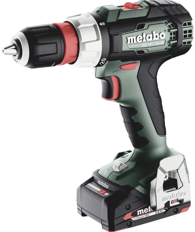 Akku-Bohrschrauber BS 18 L Quick (614052500), metaBOX 145 von Metabo – Produktbild