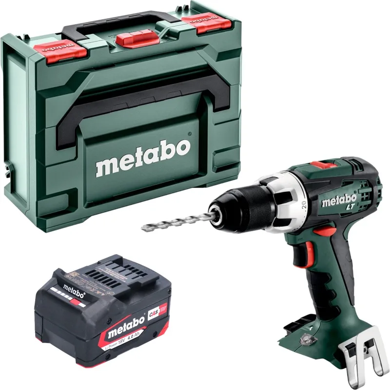 BS 18 LT accuboormachine 18 V 60 Nm + 1x accu 4,0 Ah + metaBOX - zonder oplader de Metabo – image du produit