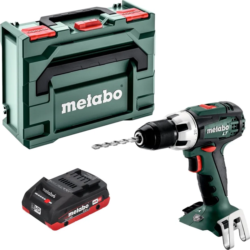 BS 18 LT accuboormachine 18 V 60 Nm + 1x LiHD accu 4.0 Ah + metaBOX - zonder lader de Metabo – image du produit