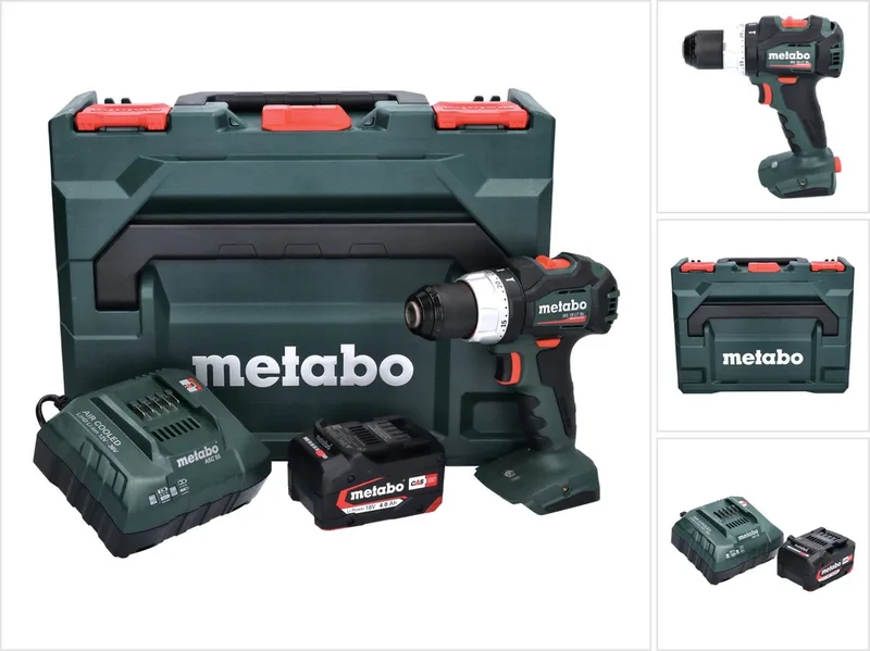 BS 18 LT BL accuboormachine 18 V 75 Nm borstelloos + 1x accu 4,0 Ah + oplader + metaBOX de Metabo – image du produit