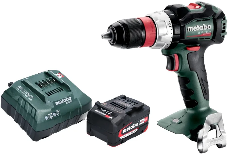 BS 18 LT BL Q accuboormachine 18 V 75 Nm borstelloos + 1x accu 4.0 Ah + lader de Metabo – image du produit