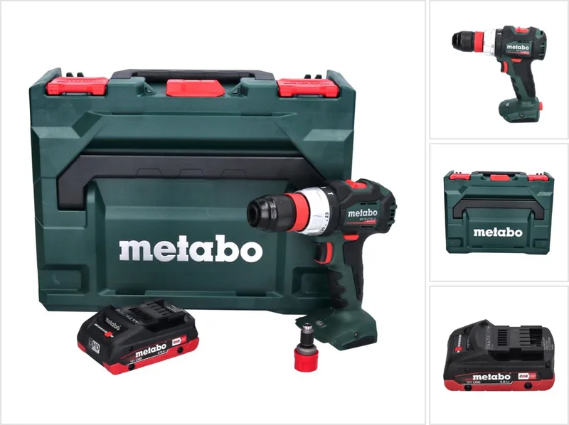 BS 18 LT BL Q accuboormachine 18 V 75 Nm borstelloos + 1x accu 4.0 Ah + metaBOX - zonder lader by Metabo – product image