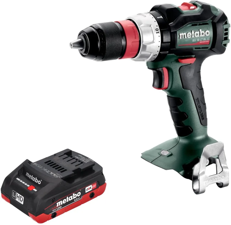 BS 18 LT BL Q Accuboormachine 18 V 75 Nm borstelloos + 1x oplaadbare accu 4.0 Ah - zonder lader de Metabo – image du produit