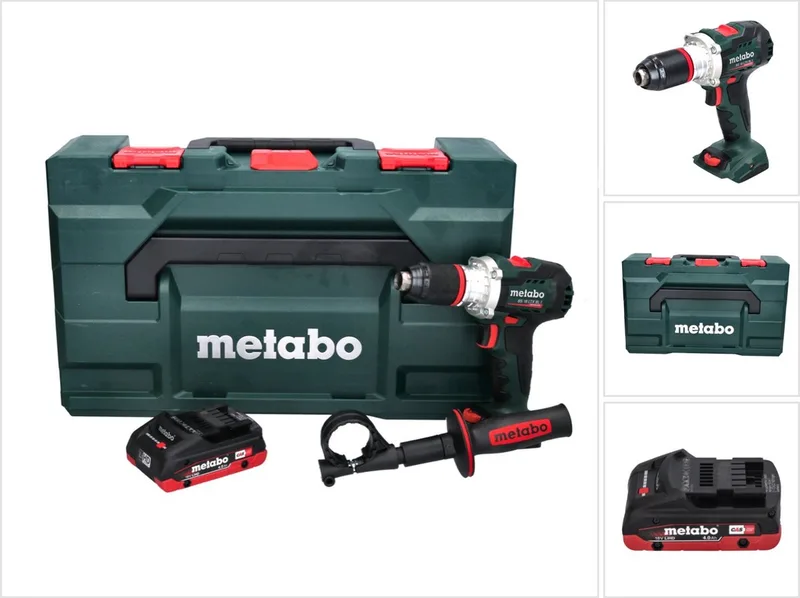 BS 18 LTX BL I Accuboormachine 18 V 130 Nm + 1x accu 4.0 Ah + metaBOX - zonder lader de Metabo – image du produit