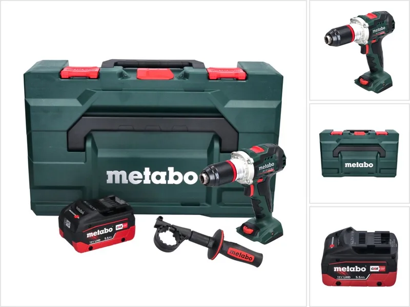 BS 18 LTX BL I Accuboormachine 18 V 130 Nm + 1x accu 5,5 Ah + metaBOX - zonder lader de Metabo – image du produit