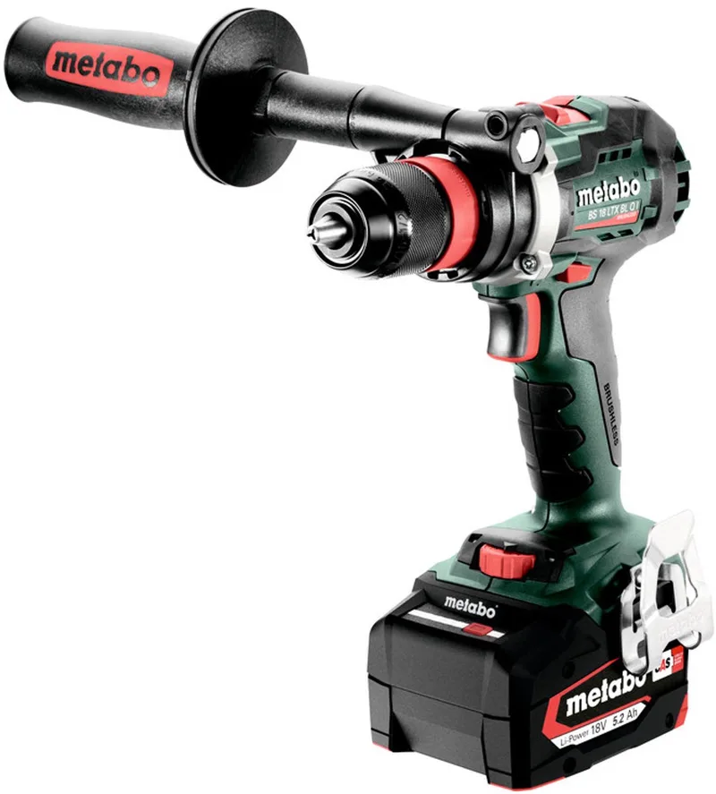 BS 18 LTX BL Q I 602359650 Accu-schroefboormachine 18 V 5.2 Ah Li-ion Incl. 2 accu's, Incl. koffer, Incl. lader de Metabo – image du produit