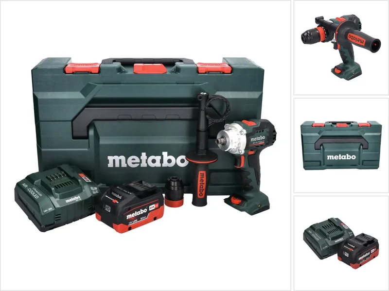 BS 18 LTX BL Q I Accuboormachine 18 V 130 Nm borstelloos + 1x accu 8.0 Ah + lader + metaBOX von Metabo – Produktbild