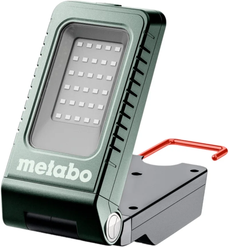 BSA18-1000 - 18 Volt Accu LED bouwlamp 1.000 Lumen voor alle CAS accu's BSA 18 LED 1000 - 601508850 Noodlamp van Metabo – productafbeelding 1 van 4