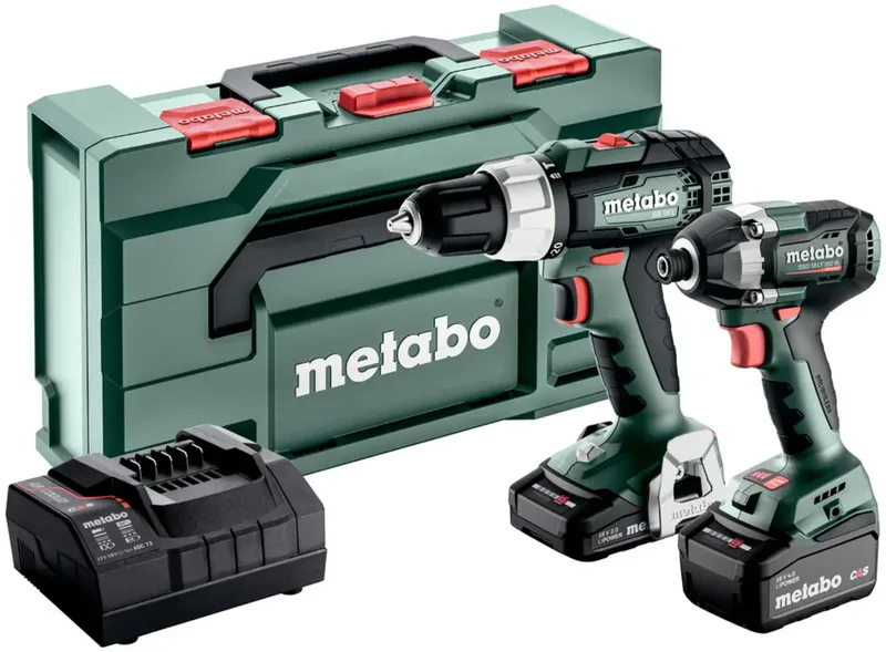 BSLBL+SSD200LTBL -Akku-Schlagbohrschrauber, Akku-Schlagschrauber inkl. Akku, inkl. Ladegerät de Metabo – image du produit
