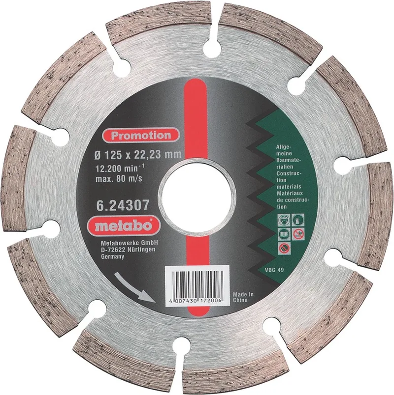 DIAMANT-DOORSLIJPSCHIJF - SP - U, 180X22,23 MM (624309000) de Metabo – image du produit