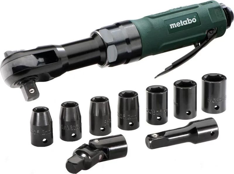 DRS 68 SET 1/2" Perslucht haakse slagmoersleutel in koffer - 68Nm - 220 l/min - 1/2" de Metabo – image du produit