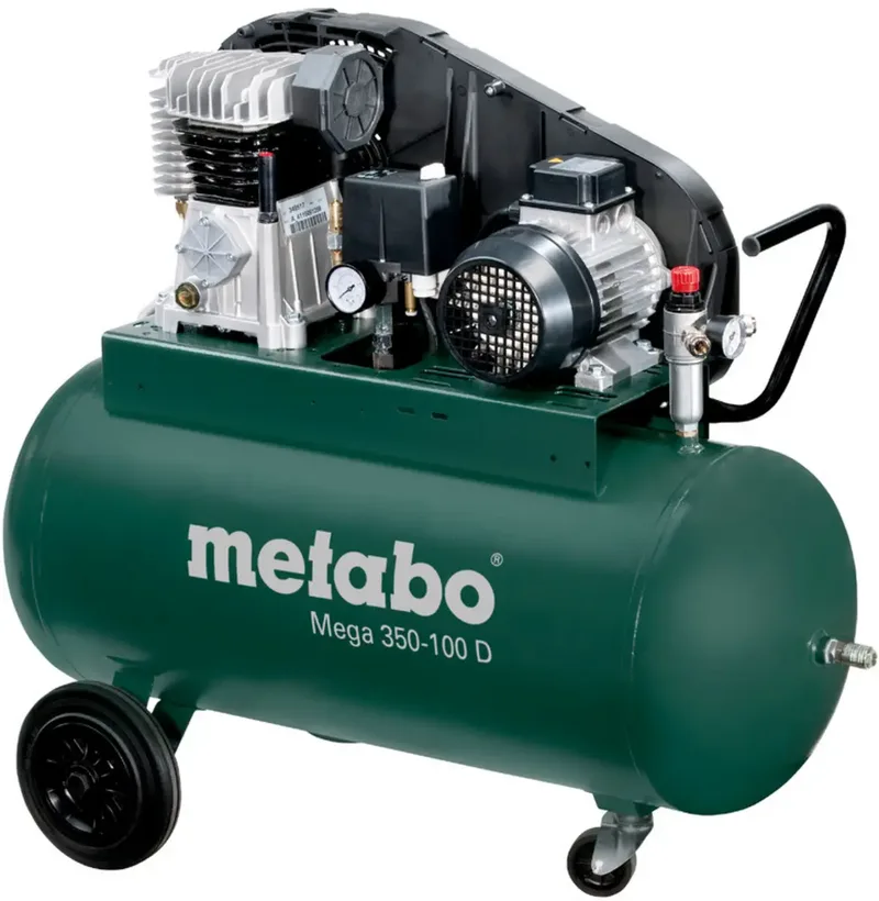 Druckluft-Kompressor Mega 350-100 D 90 l 10 bar van Metabo – productafbeelding