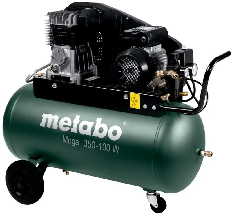 Druckluft-Kompressor Mega 350-100 W 90 l 10 bar von Metabo – Produktbild