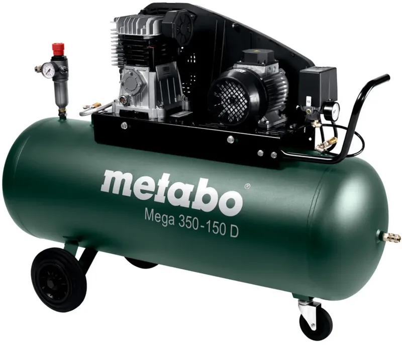 Druckluft-Kompressor Mega 350-150 D 150 l von Metabo – Produktbild