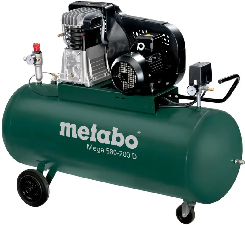 Druckluft-Kompressor Mega 580-200 D 200 l von Metabo – Produktbild