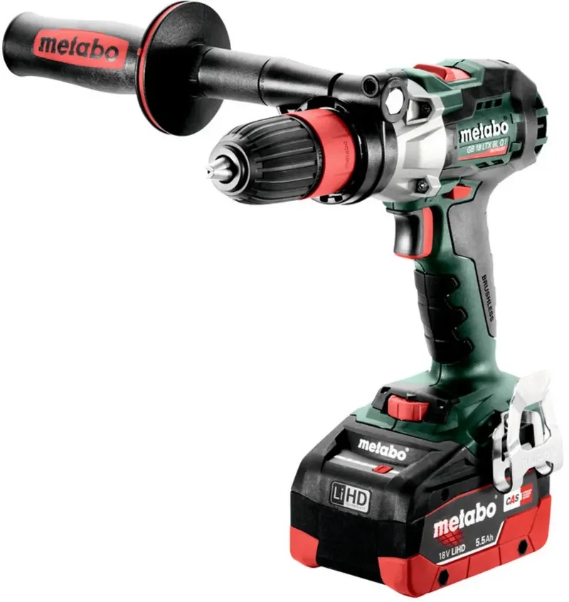 GB 18 LTX BL Q I 602362660 Akku-Gewindebohrer 18 V 5.5 Ah Li-Ion inkl. 2. Akku, inkl. Koffer, inkl. Ladegerät fra Metabo – produktbillede