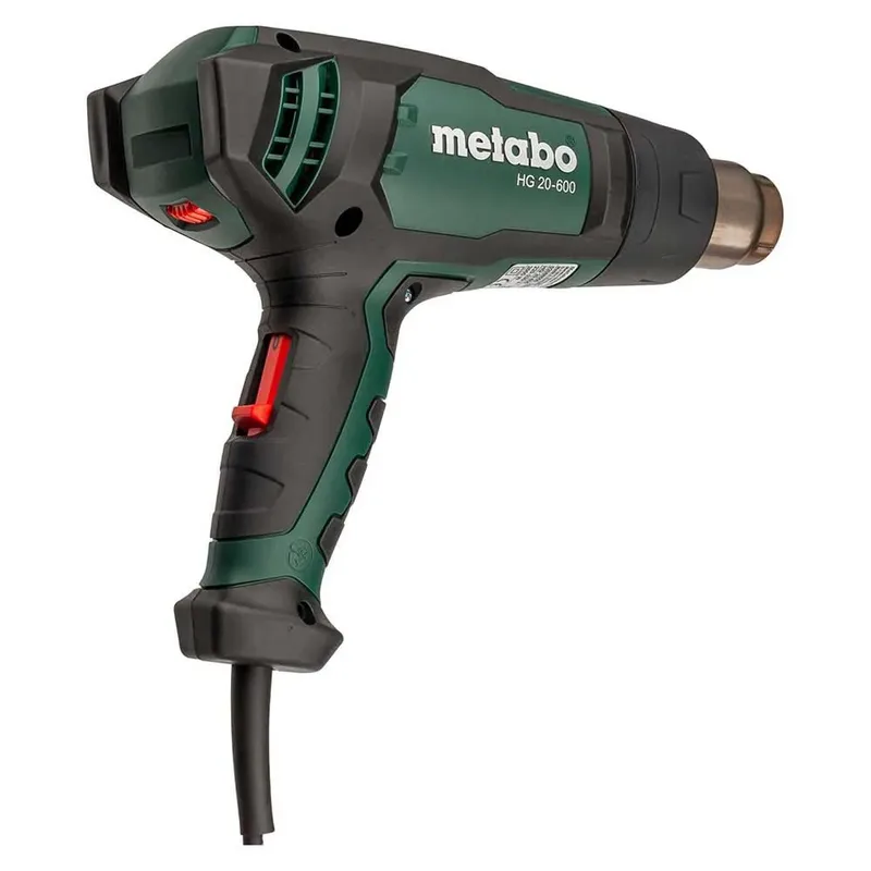 HG 20-600 Heteluchtpistool incl. accessoires in MetaBox - 2000W van Metabo – productafbeelding 2 van 4