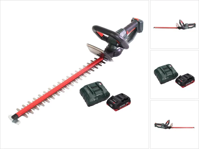 HS 18 LTX 45 accu-heggenschaar 18 V 43 cm + 1x accu 4,0 Ah + oplader von Metabo – Produktbild