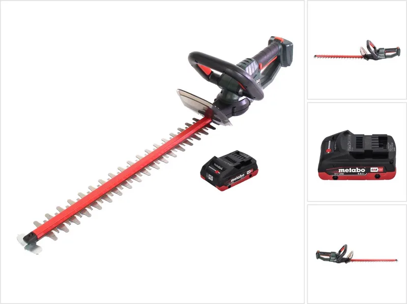 HS 18 LTX 45 accu-heggenschaar 18 V 43 cm + 1x accu 4,0 Ah - zonder oplader von Metabo – Produktbild