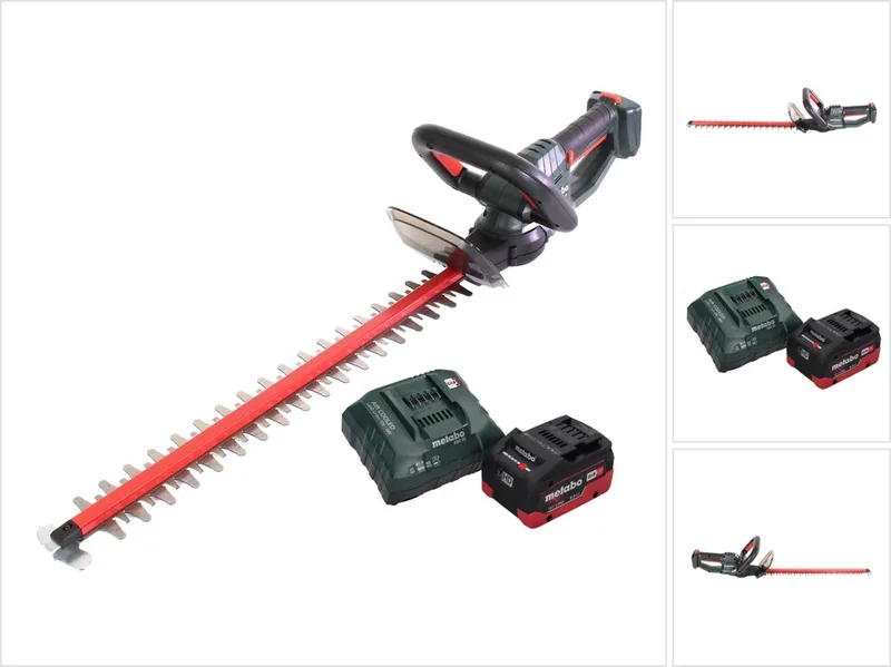HS 18 LTX 45 accu-heggenschaar 18 V 43 cm + 1x accu 8,0 Ah + oplader de Metabo – image du produit