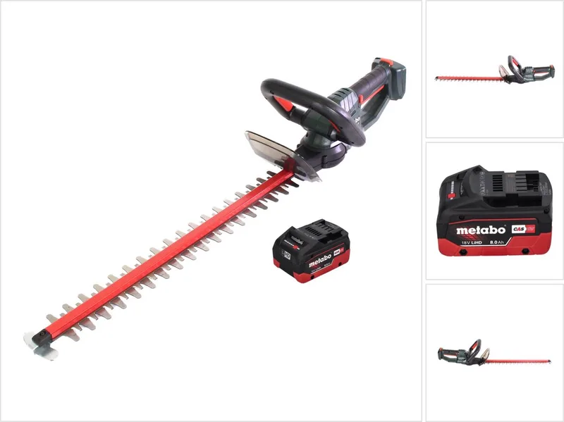 HS 18 LTX 45 accu-heggenschaar 18 V 43 cm + 1x accu 8,0 Ah - zonder oplader by Metabo – product image