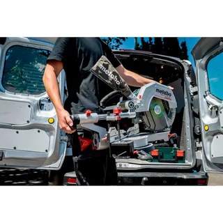 KGS 18 LTX BL 305 - Accu-afkortzaag - Krachtige Brushless-motor - Precision Cut Line van Metabo – productafbeelding 3 van 6
