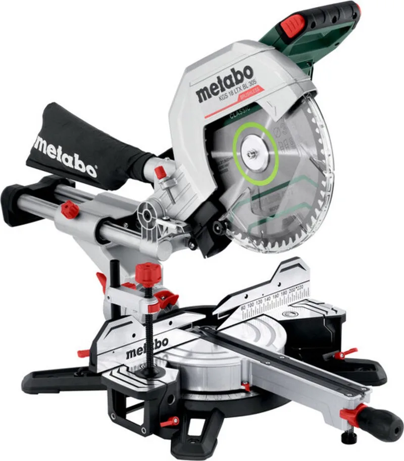 KGS 18 LTX BL 305 - Accu-afkortzaag - Krachtige Brushless-motor - Precision Cut Line van Metabo – productafbeelding 1 van 6