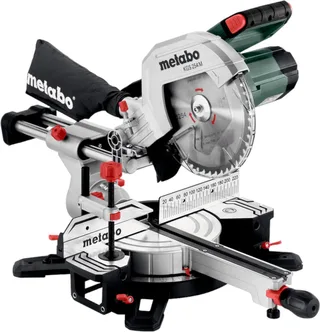 KGS 254 M - Afkortzaag - Precisie Zaaglijn - 254mm van Metabo, Groen, Zilver – productafbeelding 1 van 6