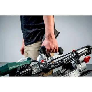 KGS 254 M - Afkortzaag - Precisie Zaaglijn - 254mm van Metabo, Groen, Zilver – productafbeelding 6 van 6