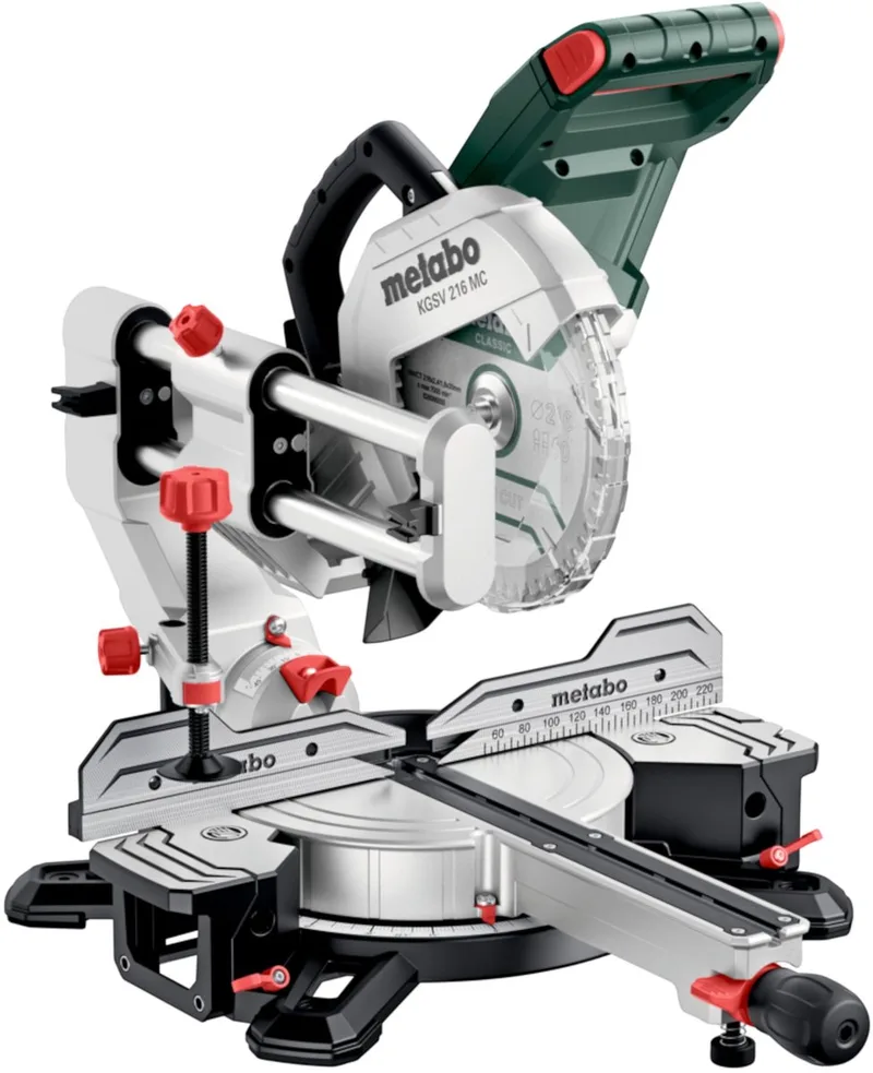 KGSV 216 MC afkortzaag 1500 watt 216 mm ( 615216000 ) van Metabo – productafbeelding 1 van 6