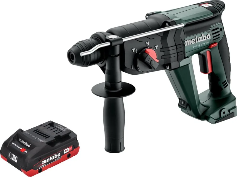 KH 18 LTX 24 accu combihamer 18 V 2.1 J SDS Plus + 1x LiHD accu 4.0 Ah - zonder lader de Metabo – image du produit