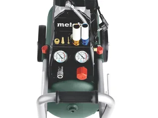Kompressor Basic 220-24 OF Silent, 1100 W, max. 8 bar, 24 l, Inklusive Universal-Schnellkupplung, Zuggriff mit Gummierung by Metabo – product image 5 of 5