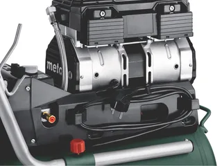 Kompressor Basic 220-24 OF Silent, 1100 W, max. 8 bar, 24 l, Inklusive Universal-Schnellkupplung, Zuggriff mit Gummierung by Metabo – product image 4 of 5