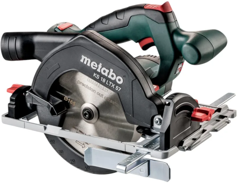 KS 18 LTX 57 18V Li-Ion accu cirkelzaag body - 165mm de Metabo – image du produit