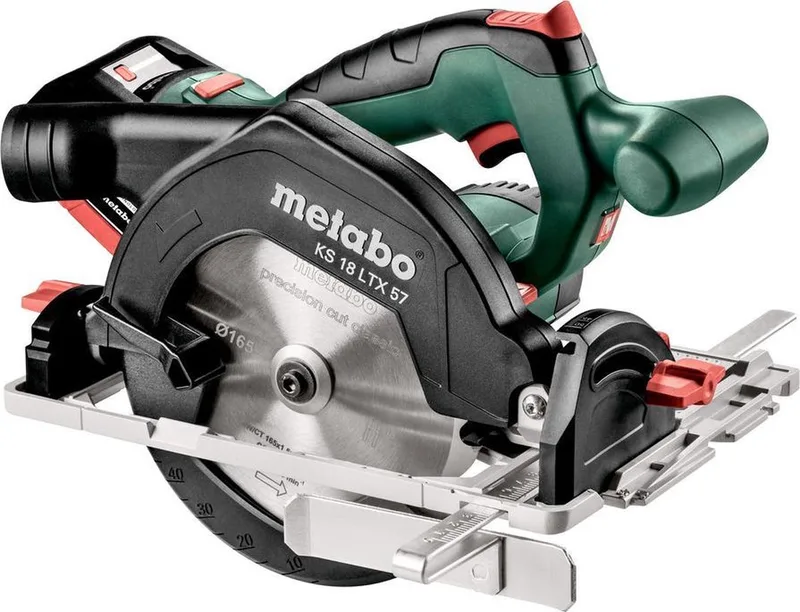 KS 18 LTX 57 18V LiHD accu cirkelzaag set in Metaloc (2x 8,0Ah accu) - 57mm de Metabo – image du produit