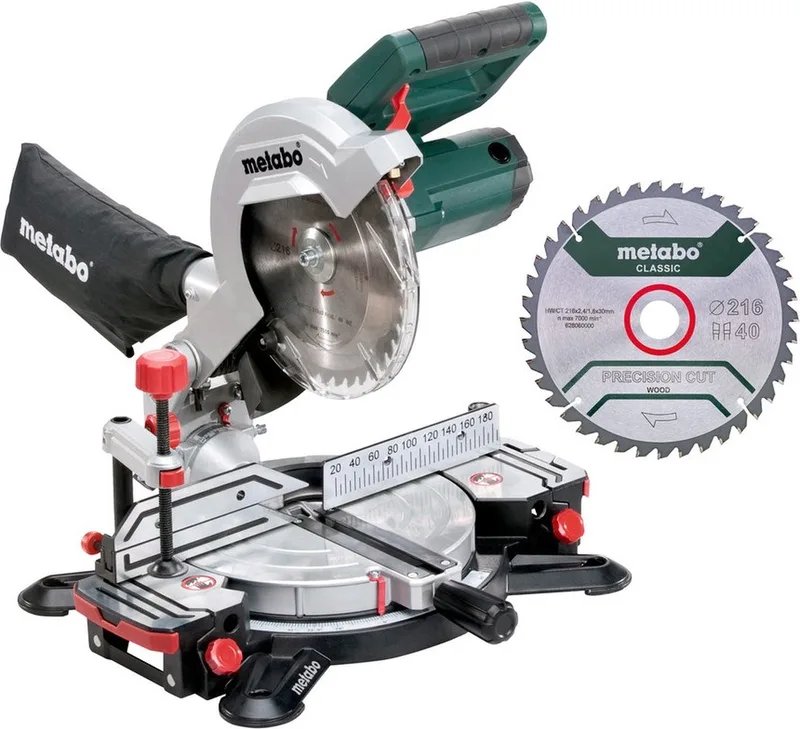 KS 216 M Lasercut Set | Verstekzaag | Incl. 2 zaagbladen by Metabo – product image