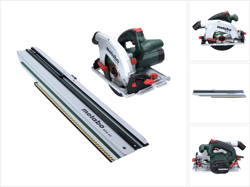KS 66 FS handcirkelzaag 1500 W 190 mm + 1x zaagblad + KFS 44 afkortrail de Metabo – image du produit