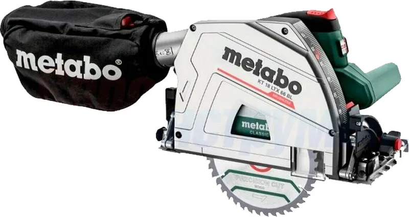Akku-Tauchkreissäge KT 18 LTX 66 BL metaBOX 340; 18V 2x8Ah LiHD + ASC 145 von Metabo – Produktbild