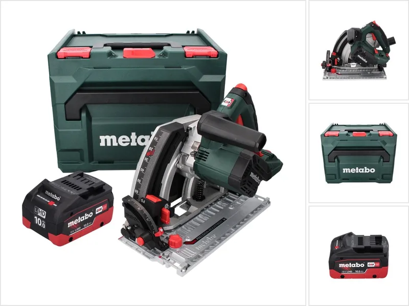 KT 18 LTX 66 BL accu invalcirkelzaag 18 V 165 mm + 1x accu 10.0 Ah + metaBOX - zonder lader de Metabo – image du produit