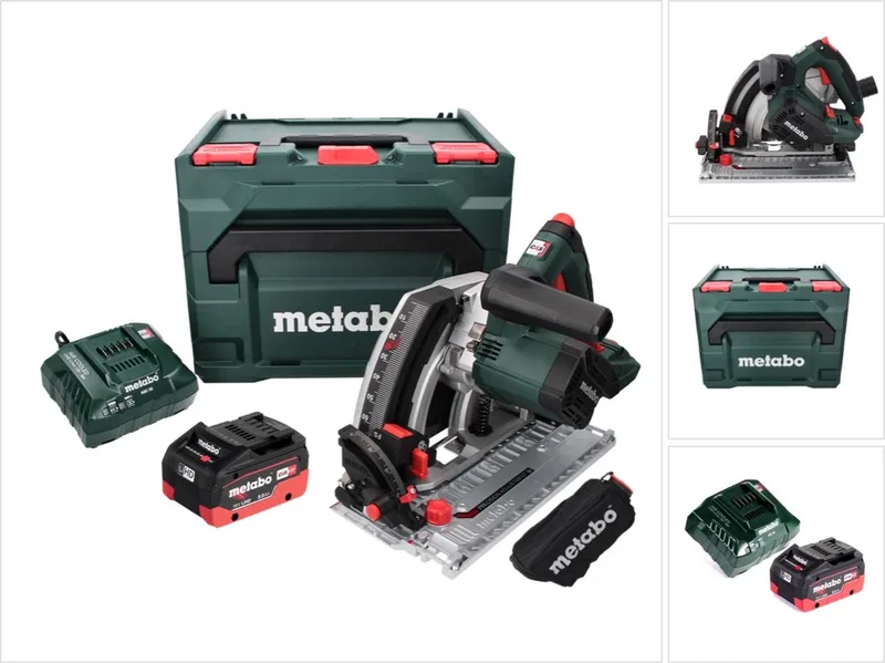 KT 18 LTX 66 BL accu invalcirkelzaag 18 V 165 mm + 1x accu 8.0 Ah + lader + metaBOX de Metabo – image du produit
