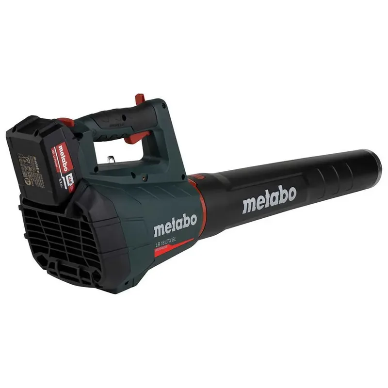 LB 18 LTX BL 18V Li-Ion accu bladblazer set (2x 5,2Ah) - koolborstelloos - 150km/h van Metabo – productafbeelding 3 van 4
