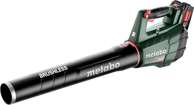 LB 18 LTX BL 18V Li-Ion accu bladblazer set (2x 5,2Ah) - koolborstelloos - 150km/h van Metabo – productafbeelding 1 van 4