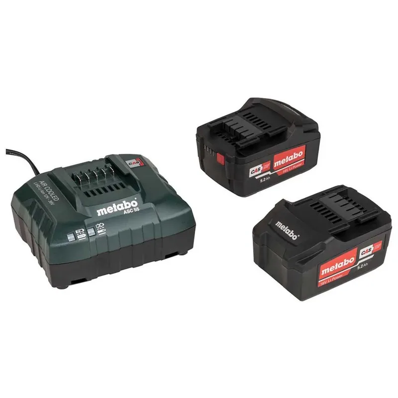 LB 18 LTX BL 18V Li-Ion accu bladblazer set (2x 5,2Ah) - koolborstelloos - 150km/h van Metabo – productafbeelding 4 van 4