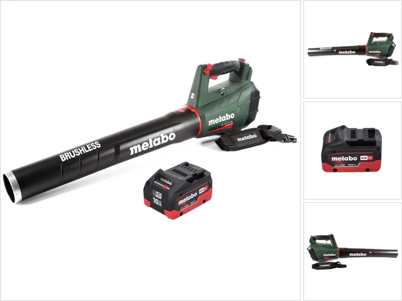 Akku-Laubbläser LB 18 LTX BL Akku Laubbläser 18 V Brushless + 1x Akku 10,0 Ah von Metabo – Produktbild 1 von 4