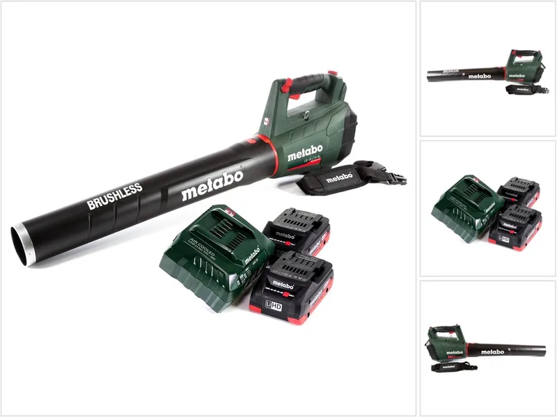 LB 18 LTX BL accu bladblazer 18 V borstelloos + 2x accu 4.0 Ah + lader by Metabo – product image