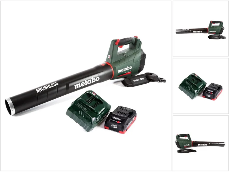 LB 18 LTX BL accubladblazer 18 V borstelloos + 1x accu 4.0 Ah + lader de Metabo – image du produit