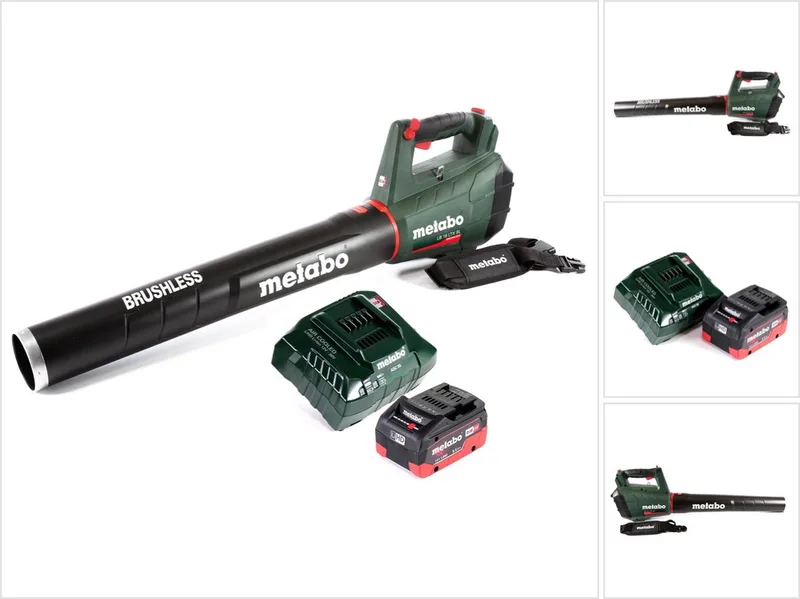 LB 18 LTX BL accubladblazer 18 V borstelloos + 1x accu 5,5 Ah + lader de Metabo – image du produit